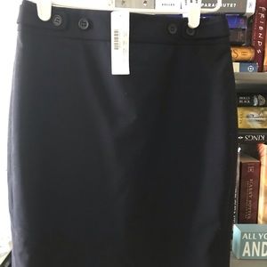 J.Crew Navy Pencil Skirt
